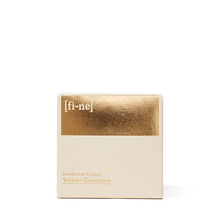 Laden Sie das Bild in den Galerie-Viewer, Fine Deo Vetiver Geranium Glas 50gr Deo ohne Alu Die Hautfee