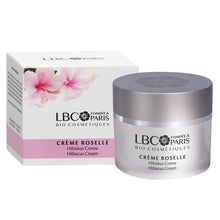 Laden Sie das Bild in den Galerie-Viewer, LBC PARIS Crème Roselle Anti-Âge - REICHHALTIGE ANTI-AGING-CRÉME FÜR STRAFFE HAUT 50ml NEU Die Hautfee Biokosmetik Verpackung