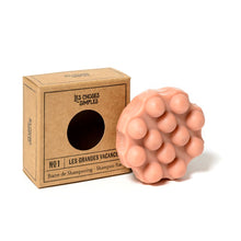 Laden Sie das Bild in den Galerie-Viewer, LES CHOSES SIMPLES Festes Shampoo mit Massagenoppen No. 1 "Les Grandes Vacanses" (Die großen Ferien) Die Hautfee Naturprodukte aus der Provence Aussen