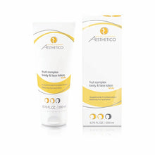 Laden Sie das Bild in den Galerie-Viewer, AESTHETICO fruit complex body & face lotion - Ausgleichende leichte Fruchtsäurelotion