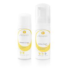 Laden Sie das Bild in den Galerie-Viewer, AESTHETICO Reiseset (refresh & care + aktive foam)
