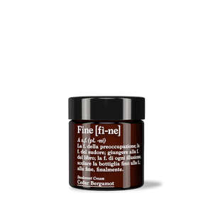 FINE DEO Cedar Bergamot – Creme Deodorant, klein