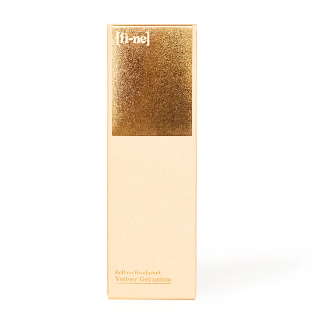 Fine Deo Vetiver Geranium Roll-On aus Glas 50gr Deo ohne Alu Die Hautfee