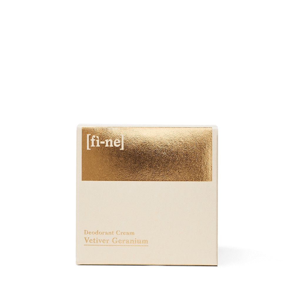 FINE DEO Vetiver Geranium – Creme Deodorant, groß - Deo ohne Alu
