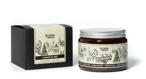 Les Choses Simples Grosse Duftkerze Weihnachten N.27XL MARCHE DE NOEL Weihnachtsmarkt 500ml Die Hautfee