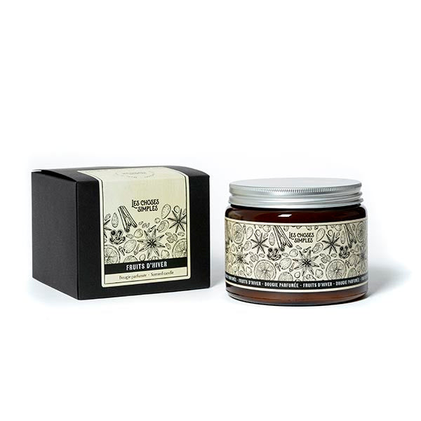 Les Choses Simples Grosse Duftkerze Weihnachten N.28XL FRUITS D`HIVER Winterfrüchte 500ml Die Hautfee
