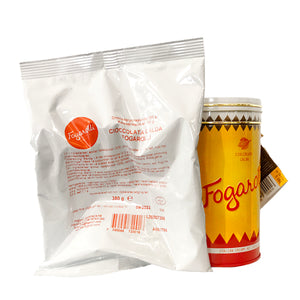 FOGAROLLI Cioccolata Calda - Italienische Heiße Schololade 380gr, Refill (Beutel) - Die Hautfee