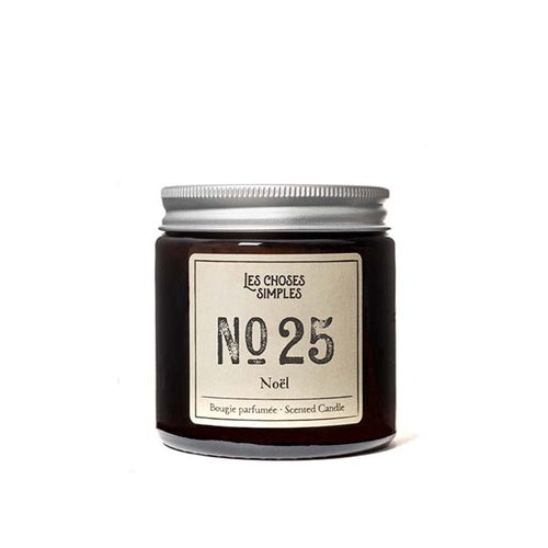 Les Choses Simples Kleine Duftkerze Weihnachten N.25S NOEL Weihnachten 120ml Die Hautfee
