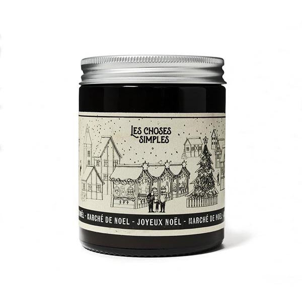 Les Choses Simples Mittlere Duftkerze Weihnachten N.27L MARCHE DE NOEL Weihnachtsmarkt 180ml Die Hautfee