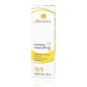 AESTHETICO hydrating cream SPF 50 face - Tagespflege mit hohem UV-Schutz 50 ml Die Hautfee
