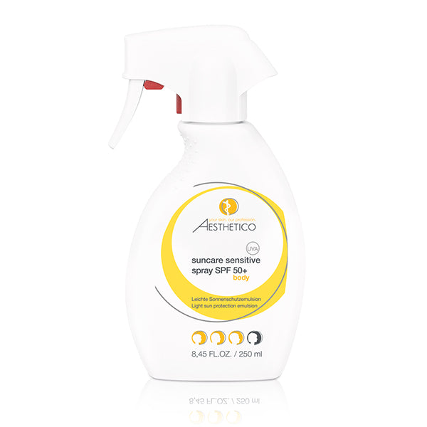 AESTHETICO suncare sensitive spray SPF 50+ NEU - Sonnenschutzspray mit sehr hohem UV-Schutz